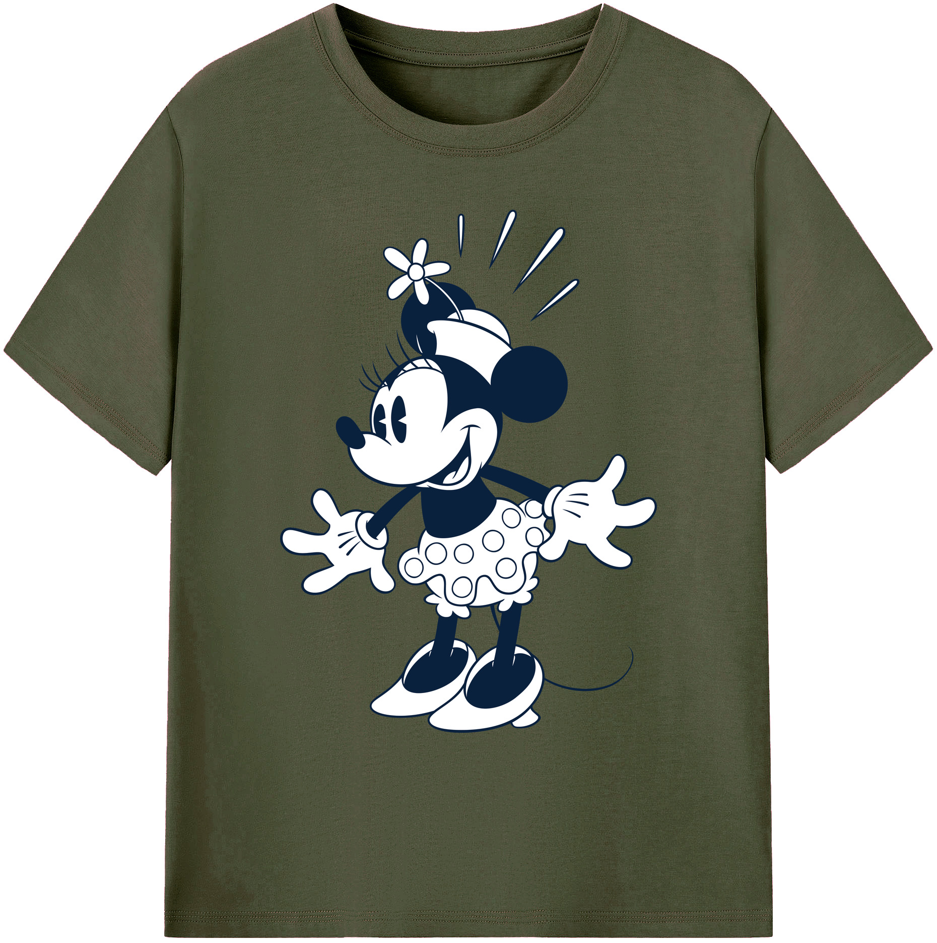 ミッキーマウス Mickey Mouse 綿100％ メンズ半袖Tシャツ｜肌触りやわらか＆通気性